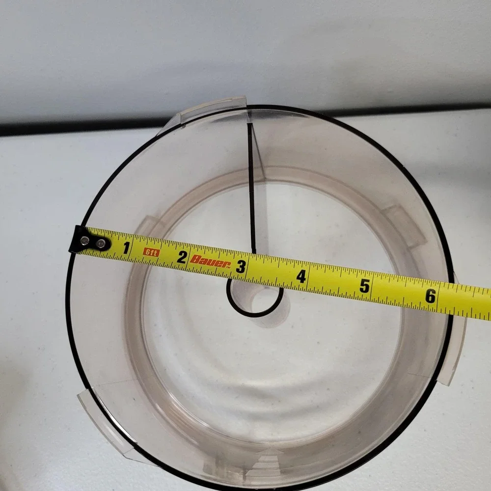 Vintage KitchenAid Replacement Feeder‎ Bowl With Baffle Food Processor Part